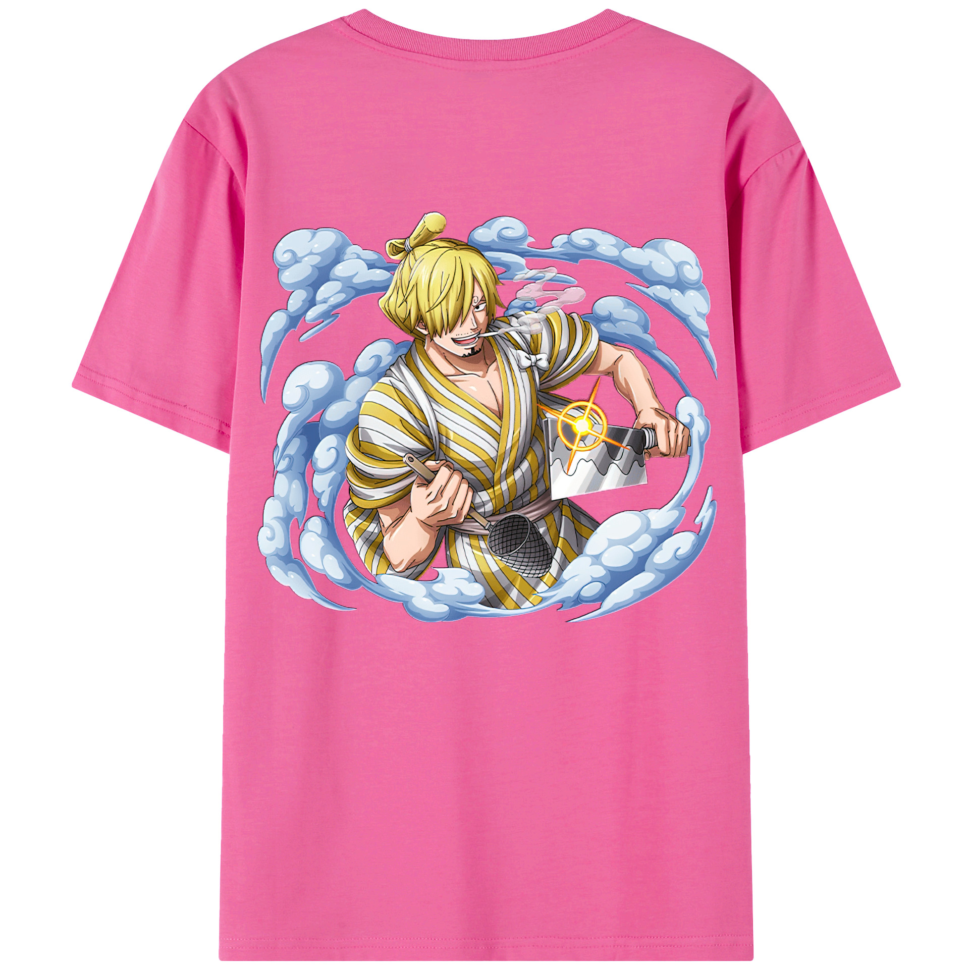 （画像用） ワンピース サンジ ONE PIECE Sanji レディース半袖Tシャツ(バックプリント)